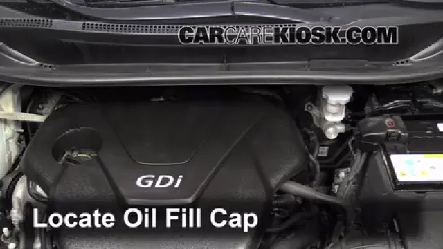 2012 Kia Rio5 LX 1.6L 4 Cyl. Huile Ajouter de l'huile